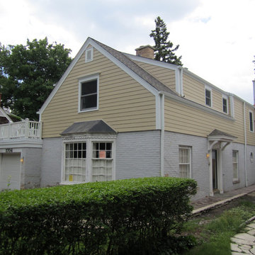 DURING PHOTO #2 - Evanston, IL James Hardie Siding Exterior Remodel