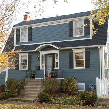 Dutch Colonial Style Home - Park Ridge, IL in James Hardie Siding & Trim