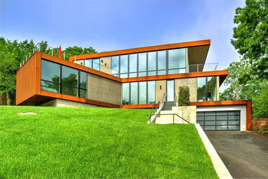 Modern exterior home idea in New York