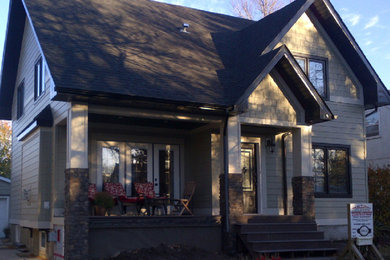 Elegant exterior home photo in Edmonton