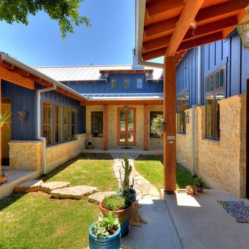 Eclectic Farmhouse by John Siemering Homes Austin TX