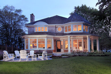 Inspiration for a coastal exterior home remodel in Other