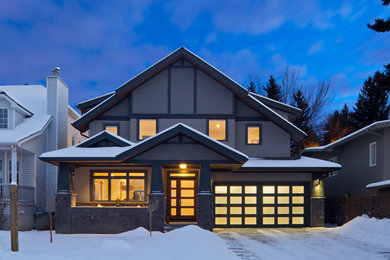 Inspiration for an exterior home remodel in Calgary