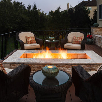 Elegant Travertine Patio