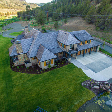 Elk Country Estate_French Country_Aerial View