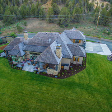Elk Country Estate_French Country_Aerial View