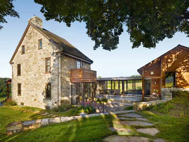 Farmhouse Exterior by neely architecture