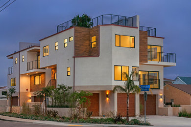 Inspiration for a modern exterior home remodel in San Diego