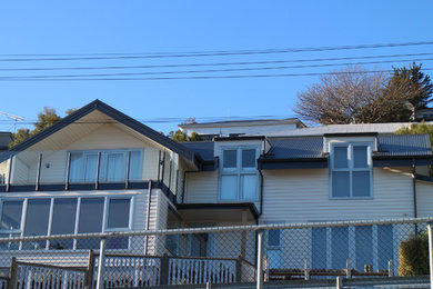 Energy efficient home overlooking Lyttelton Harbour