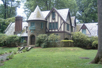 Traditional house exterior in Philadelphia.
