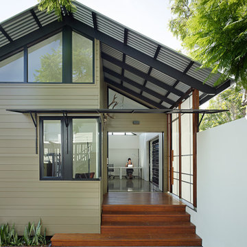 Entry from courtyard