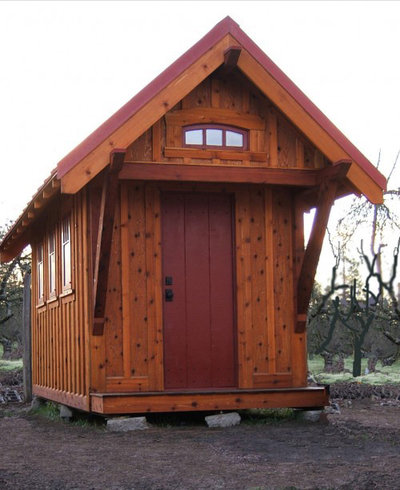 Rustic Exterior by Tumbleweed Tiny House Company