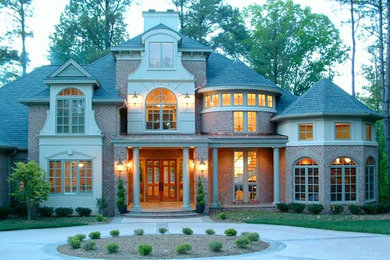 Inspiration for a classic house exterior in Raleigh.