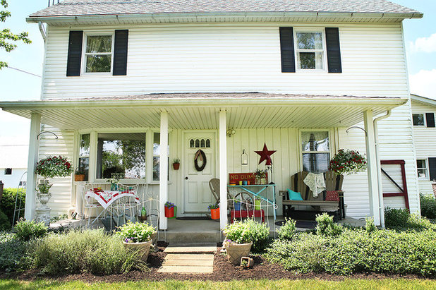 Farmhouse Exterior by Julie Ranee Photography