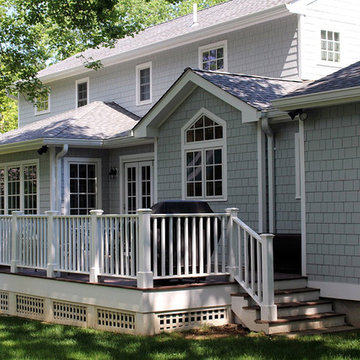 Exterior addition and deck