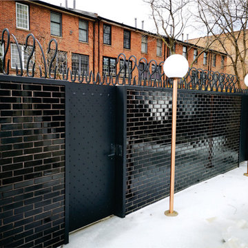 Exterior Backyard Gates + Wall