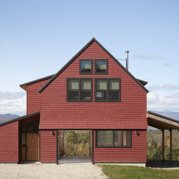 Exterior - barn door open