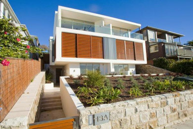 Example of a trendy exterior home design in Sydney