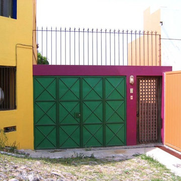 Exterior color work in Mexico