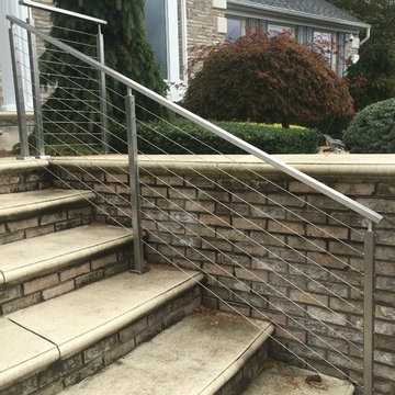 Exterior front steps/patio/porch railings