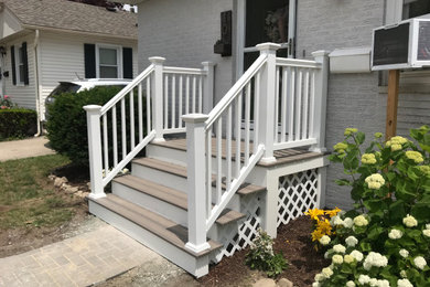 Exterior front steps replaced