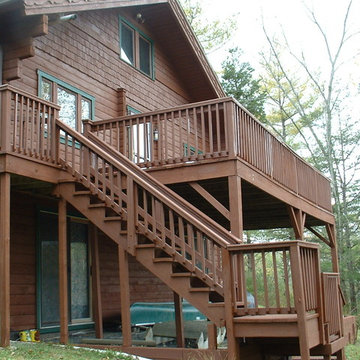 Exterior house and deck staining in Athens, NY