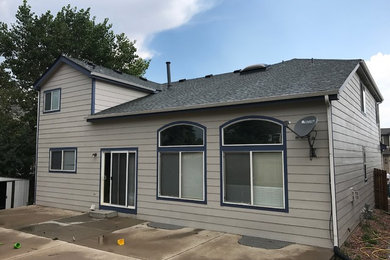 Gray house exterior idea in Denver