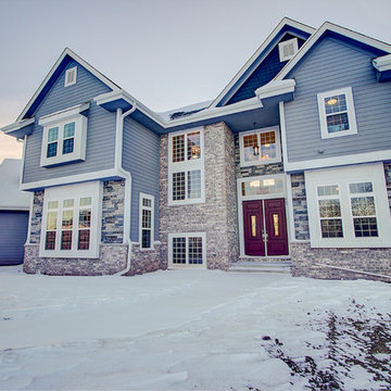 Exterior of a Brookfield Custom 2-Story Residence