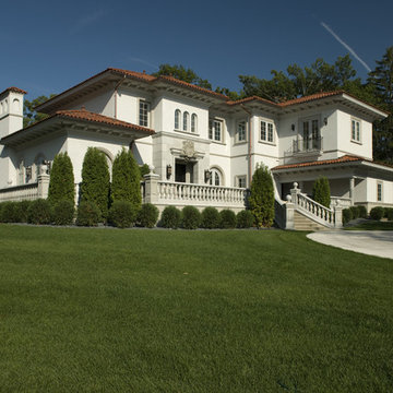 Exterior of new home in the Rolling Green neighborhood of Edina, MN