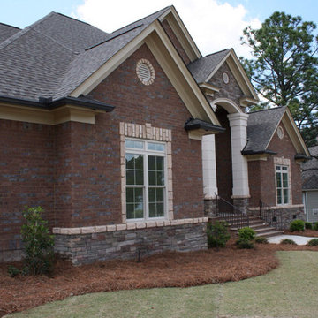 Exterior of The Denali - 3,997 SF. Plan available at www.MartyWhite.net