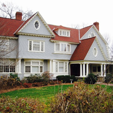 Exterior paint & carpentry restoration of a historical home in Nashua, NH