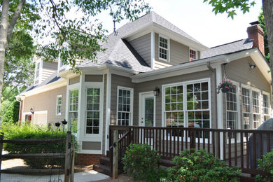 Inspiration for a timeless exterior home remodel in Charlotte