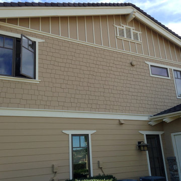 Exterior Paint Job on Incredible Fallbrook Craftsman Style Home