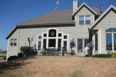 Traditional house exterior in Milwaukee.