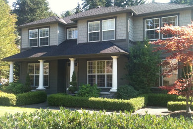 Traditional exterior home idea in Seattle