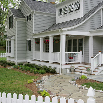 Exterior porch and walkway