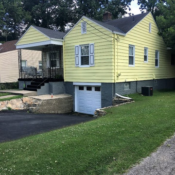 Exterior repaint in silverton (after-right side)