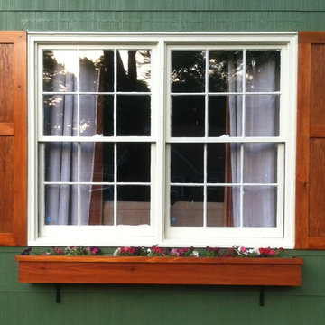 Exterior Shutters and Window Box