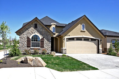 This is an example of a rustic house exterior in Boise.