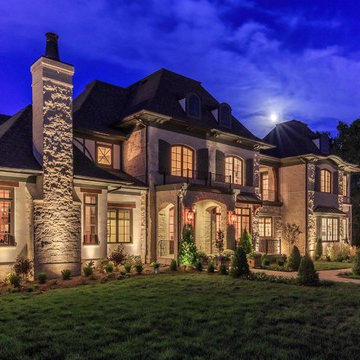 Exterior Twilight - Mike Ford Custom Homes - Witherspoon Parade Model