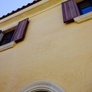 Exterior Venetian plaster