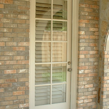 Exterior view of shutters