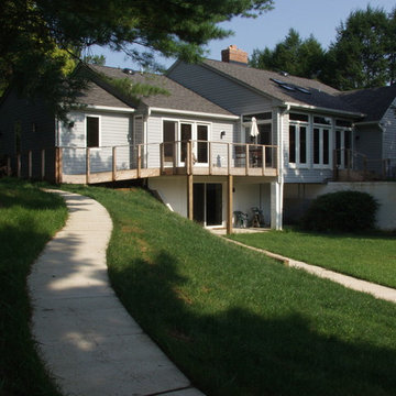 Exterior view of universal design home