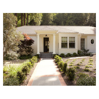 Exterior with white horizontal siding - Traditional - House Exterior ...