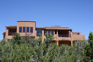 Inspiration for an exterior home remodel in Albuquerque