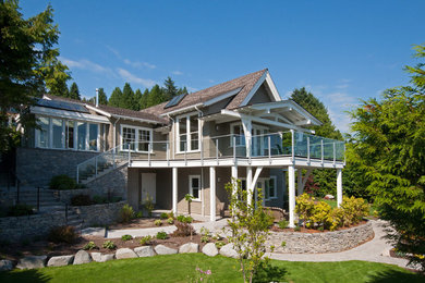 Traditional exterior home idea in Vancouver
