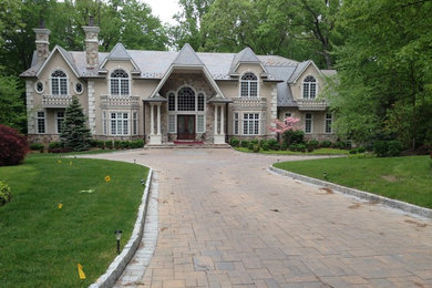 This is an example of a traditional house exterior in New York.