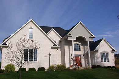 Inspiration for an exterior home remodel in Indianapolis