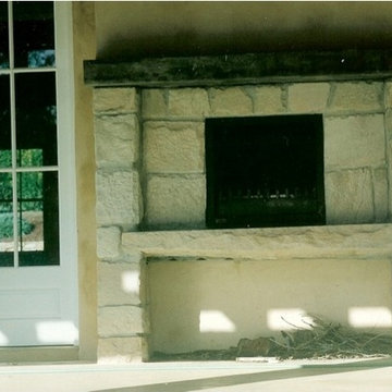 External fireplace