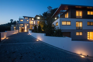 This is an example of a contemporary house exterior.